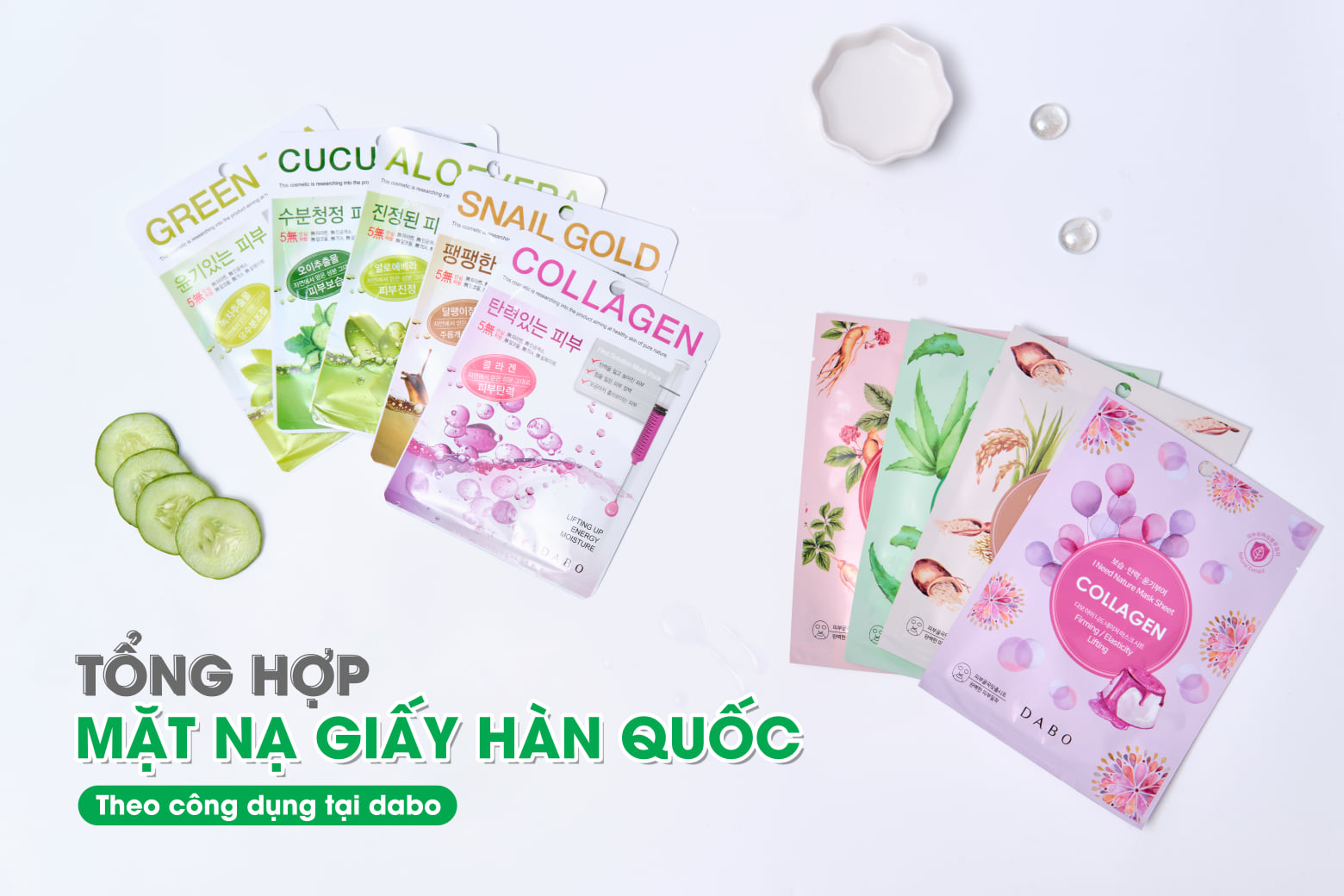 Hướng dẫn cách sử dụng mặt nạ dưỡng da Hàn Quốc HIỆU QUẢ nhất - DABO - Mỹ phẩm thiên nhiên Hàn Quốc