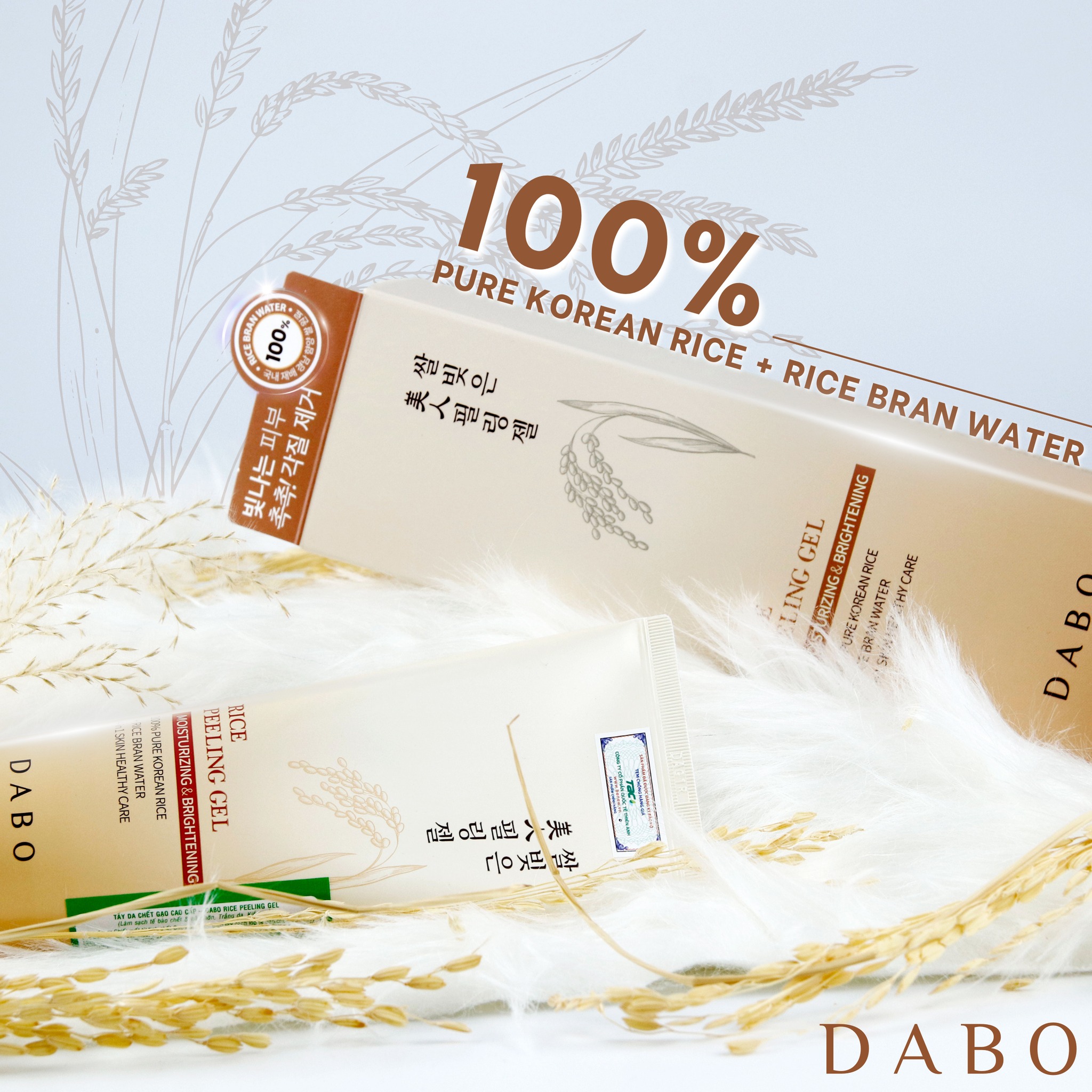 Tẩy Da Chết Mầm gạo Dabo