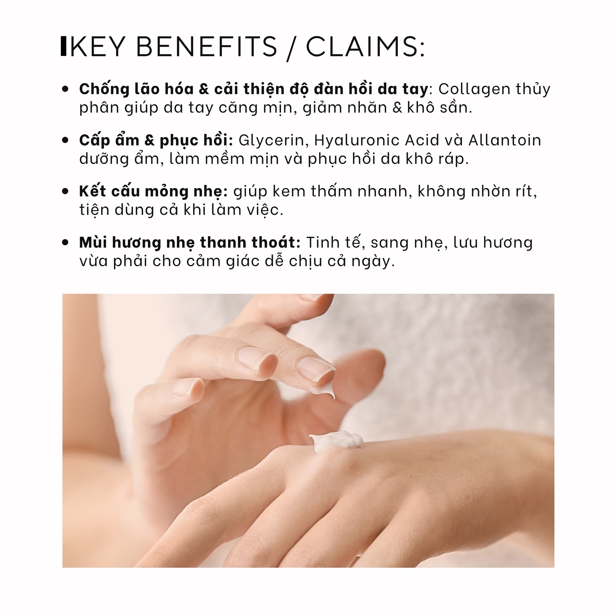 Kem tay Dabo Collagen