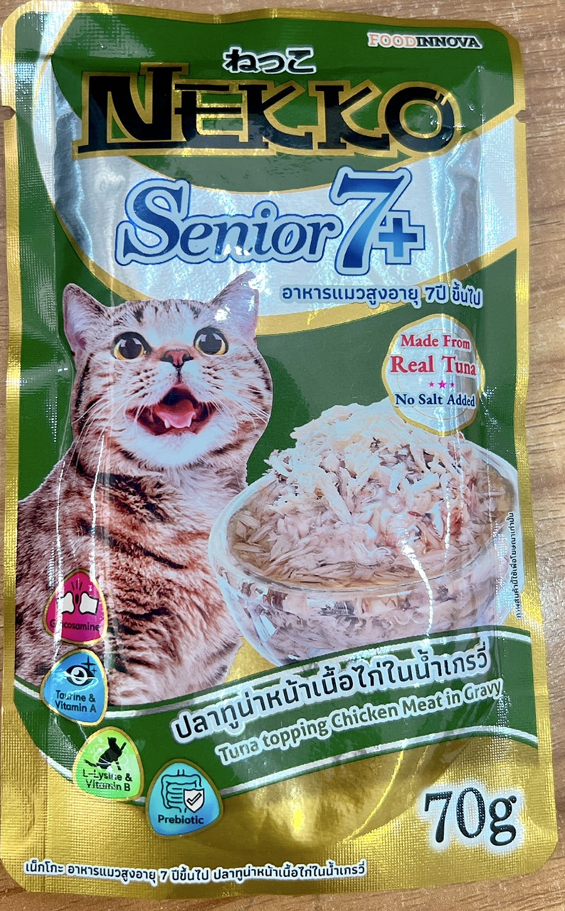 NEKKO SENIOR - Tuna & Chicken Gr 7+