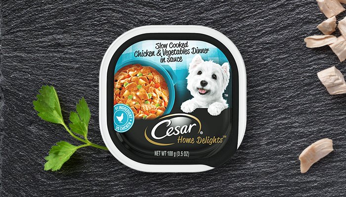Cesar Slow Cooked Chicken & Vegetables 100g