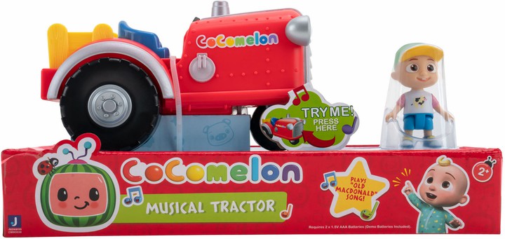 🚜 XE MÁY CÀY ĐỒ CHƠI COCOMELON CÓ NHẠC
