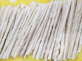 Rawhide Twist Sticks for Puppy and Small Dogs - Xương Que da bò sữa 500g