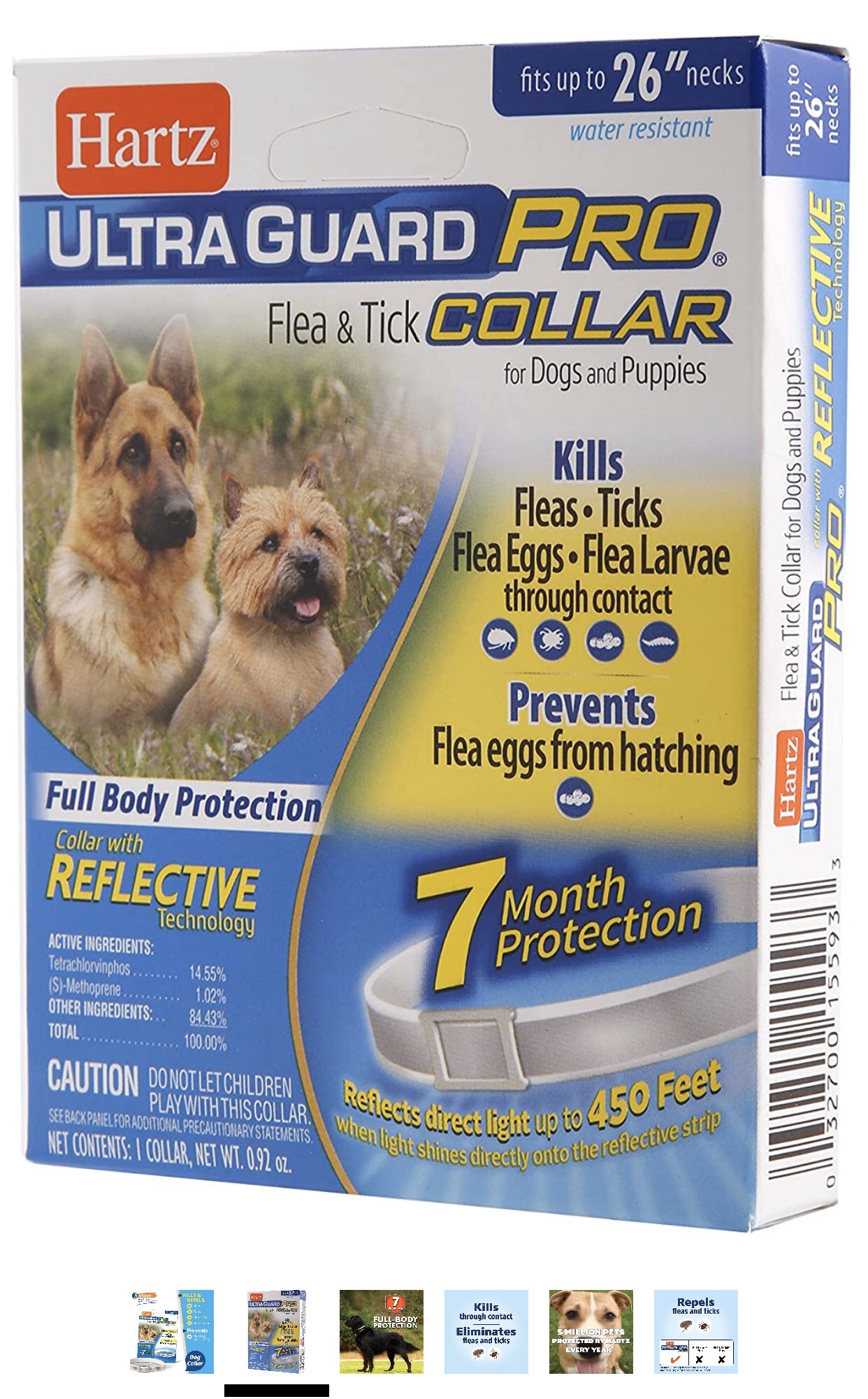 Hartz Ultra Guard Flea & Tick Pro Collar for Dogs PET CENTER PET