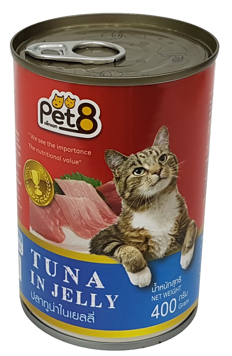 Pet8 - Pate Cho Mèo Vị Cá Ngừ 400gr