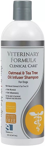 VETERINARY FORMULA CLINICAL Care Dog Shampoo with Oatmeal and Tea Tree Oil Shampoo - Sữa Tắm Giúp Làm Dịu & Cải Thiện Da Cho Chó Mèo