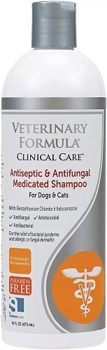 VETERINARY FORMULA CLINICAL Care Antiseptic and Antifungal Shampoo - Sữa Tắm Chuyên Trị Viêm Da & Nấm Da Dành Cho Chó Mèo 473ml