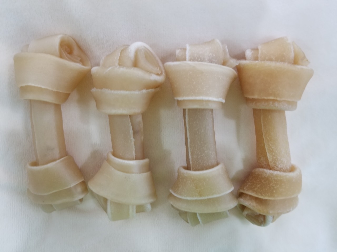 Bone Shape Rawhide - Xương da bò 10cm (500g)