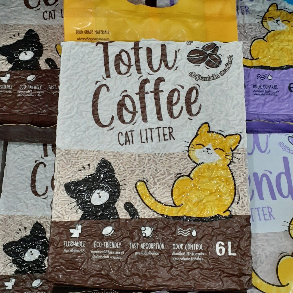 Cát Đậu Nành Hữu Cơ Cho Mèo PET8 TOFU CAT LITTER 6L