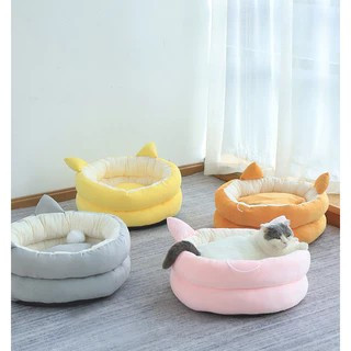 Nhà Ngủ - Ổ Nằm - Nệm Cho Chó Mèo Vải Lông Êm Ái Nhiều Kích Thước và Hình Dáng