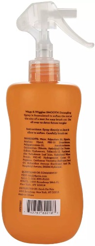 WAGS & WIGGLES SMOOTH DETANGLING SPRAY - Xịt Tắm Khô Giúp Lông Mềm Mượt Cho Chó 355ml