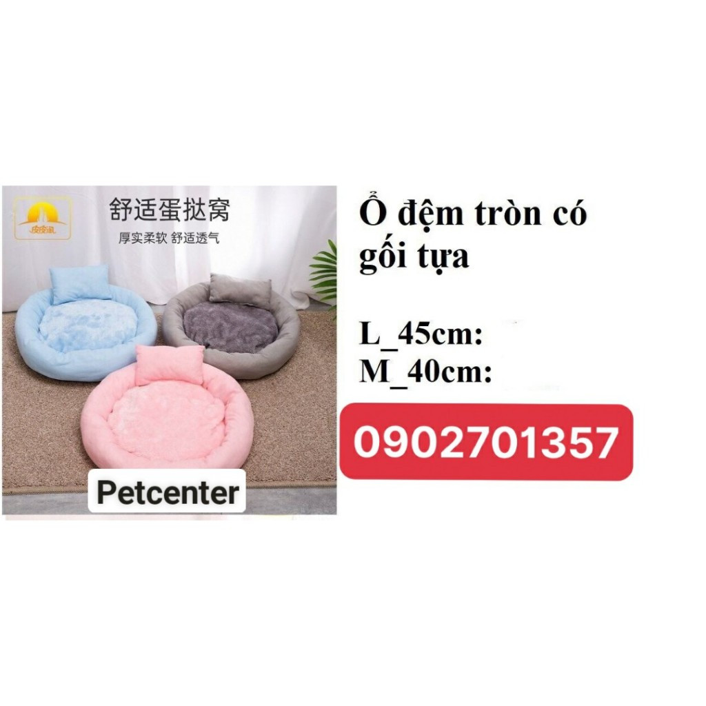 Nhà Ngủ - Ổ Nằm - Nệm Cho Chó Mèo Vải Lông Êm Ái Nhiều Kích Thước và Hình Dáng