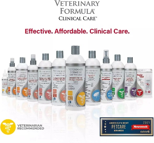 VETERINARY FORMULA CLINICAL Care Dog Shampoo with Oatmeal and Tea Tree Oil Shampoo - Sữa Tắm Giúp Làm Dịu & Cải Thiện Da Cho Chó Mèo