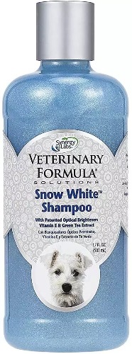 VETERINARY FORMULA SOLUTIONS SNOW WHITE SHAMPOO - Sữa Tắm Dành Cho Chó & Mèo Lông Trắng 503ml