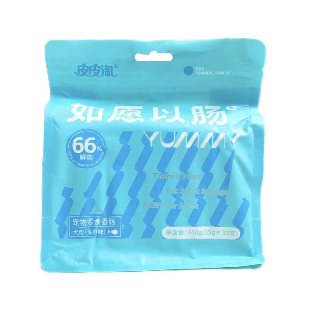 Xúc Xích Dinh Dưỡng Taotaopet Vị Cá Hồi 15g*30 cây