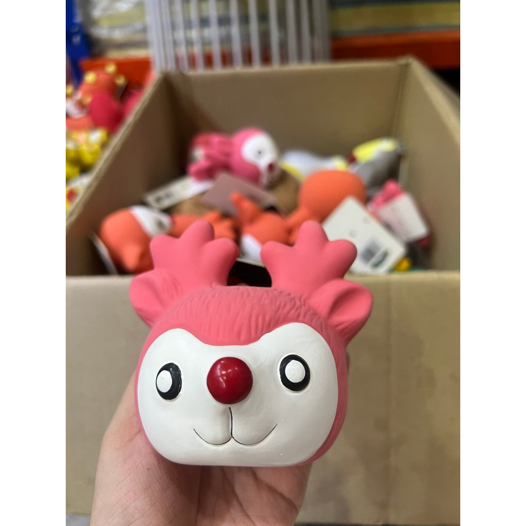 🇺🇸Pet Toys - 100% Cao Su Thiên Nhiên- Đồ Chơi Cao Cấp Có Tiếng Kêu Giúp Thú Cưng Giảm Căng Thẳng - Đa Dạng Mẫu