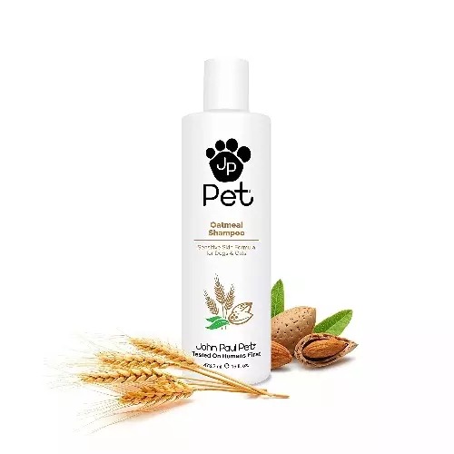 JOHN PAUL PETS SENSITIVE FORMULA OATMEAL SHAMPOO - Sữa Tắm Dịu Nhẹ Chiêt Xuất Yến Mạch Dành Cho Chó Mèo 473ml