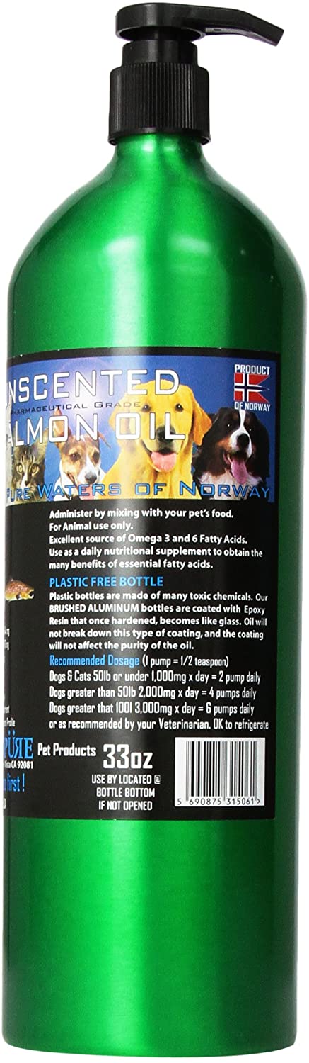 ICELAND PURE Unscented Pharmaceutical Grade Salmon Oil 1000ml