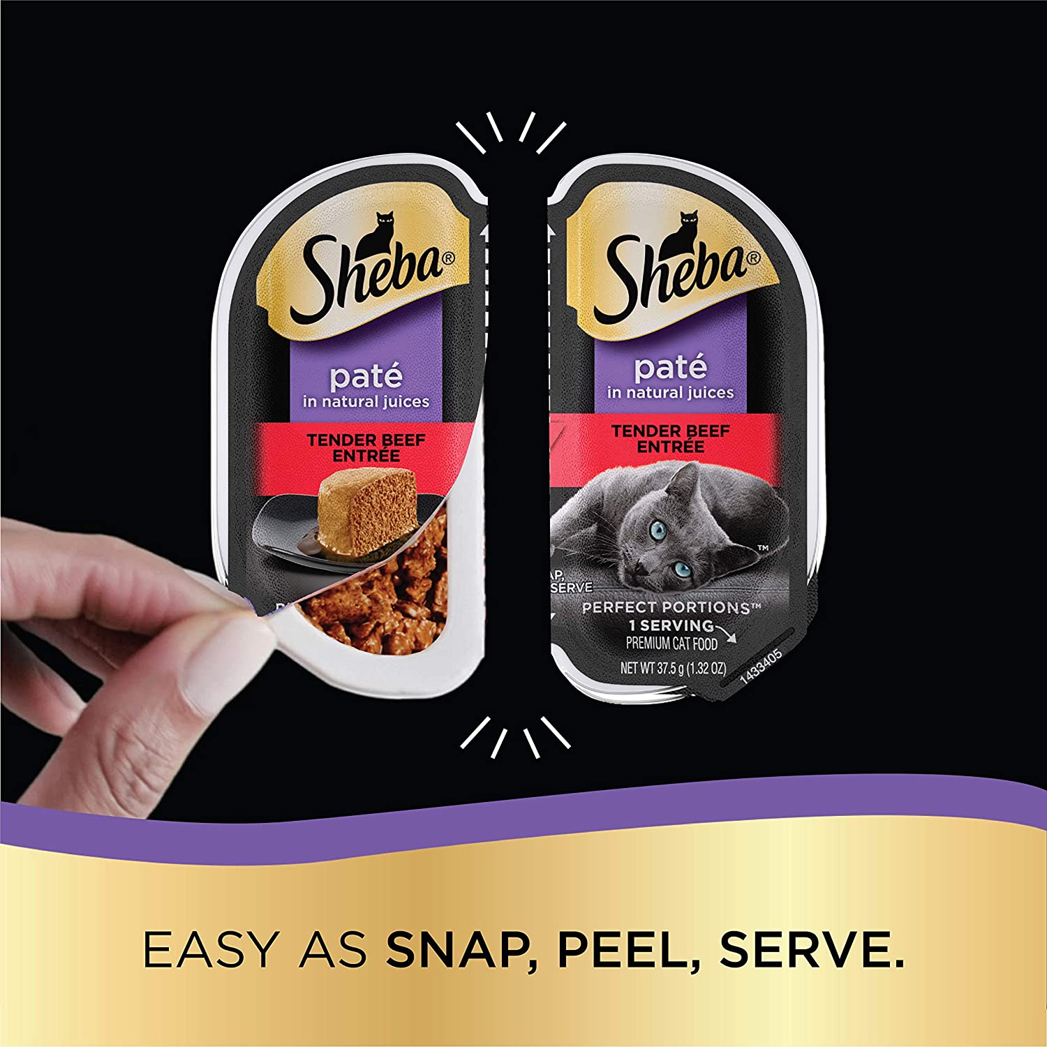SHEBA Pate Beef Entrée 75g