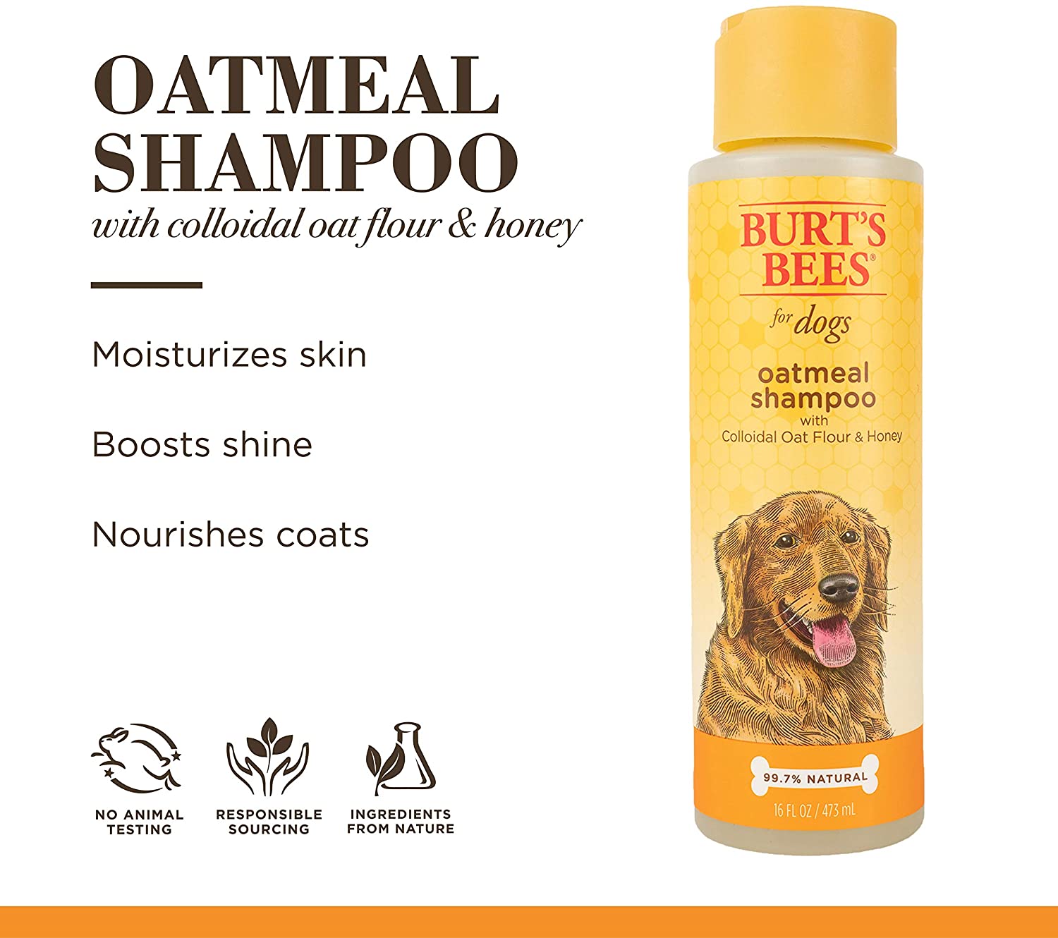 BURT'S BEES OATMEAL SHAMPOO - Sữa Tắm Dịu Nhẹ Dành Cho Chó Da Nhạy Cảm 473ml – PET CENTER- PET FOODS & PET SUPPLIES