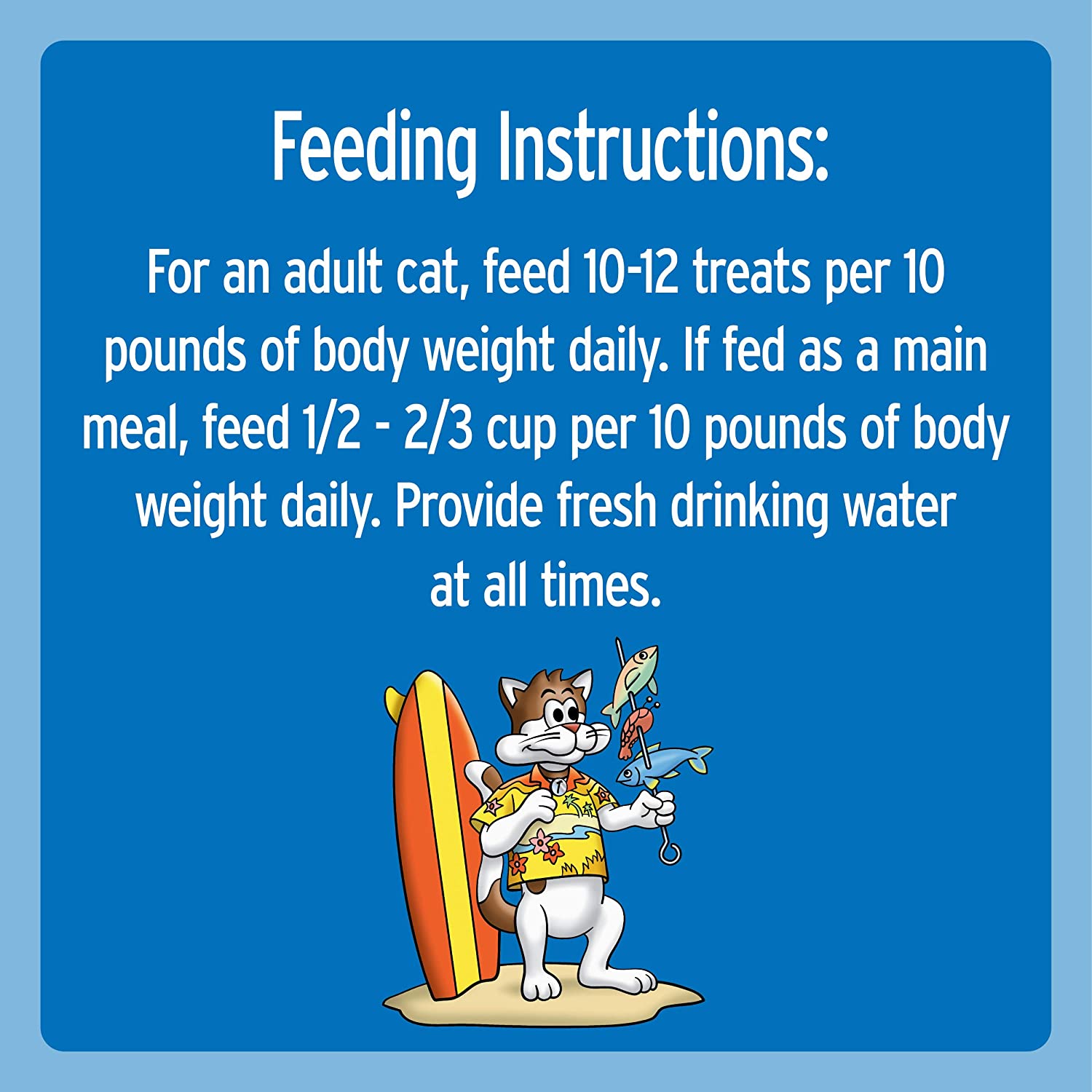 TEMPTATIONS MIX-UPS Crunchy and Soft Cat Treats - Surfers