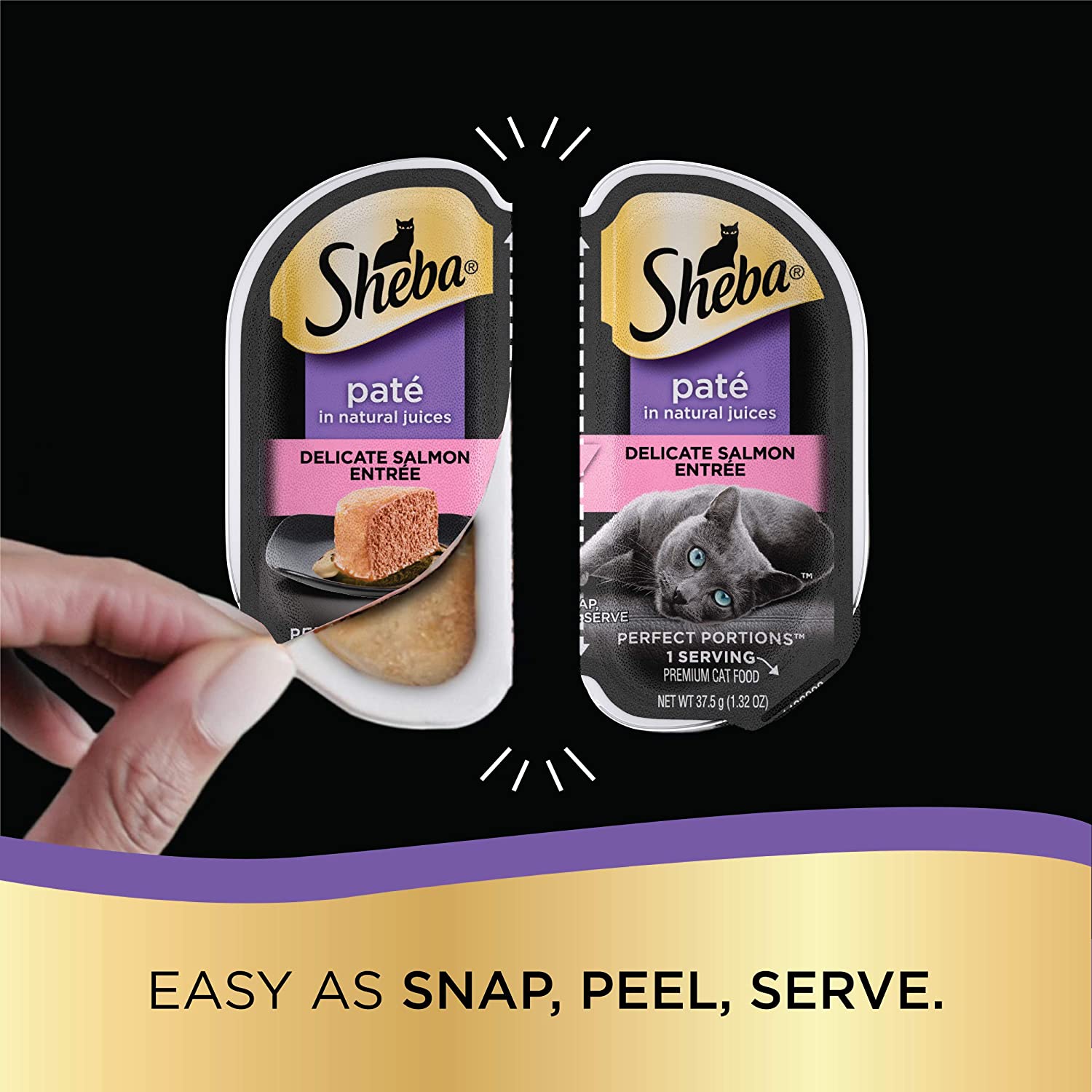 SHEBA Pate Salmon Entrée 75g