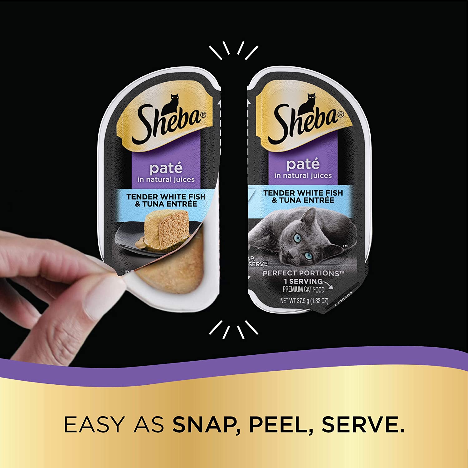 SHEBA Pate Whitefish & Tuna Entrée 37.5g