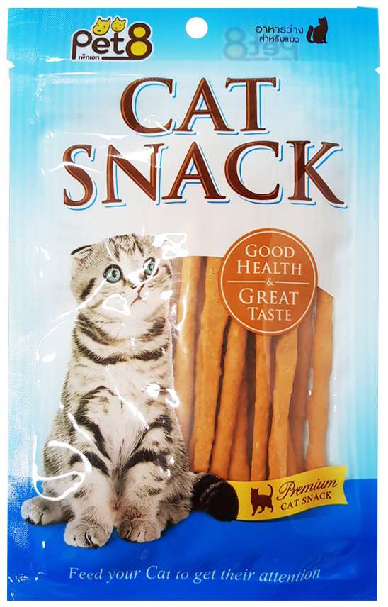 Pet8 JP08 Cat Snack Chicken Sticks Tuna Flavor 50g