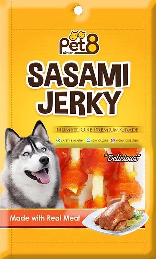 Pet8 JJ03 Sasami Jerky Chicken 3pcs