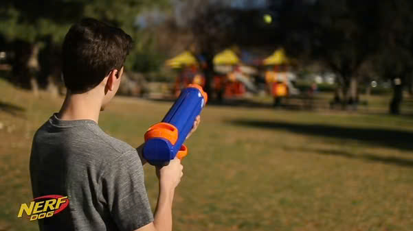 Đồ chơi bắn bóng tennis Nerf Dog cho chó 16 inch