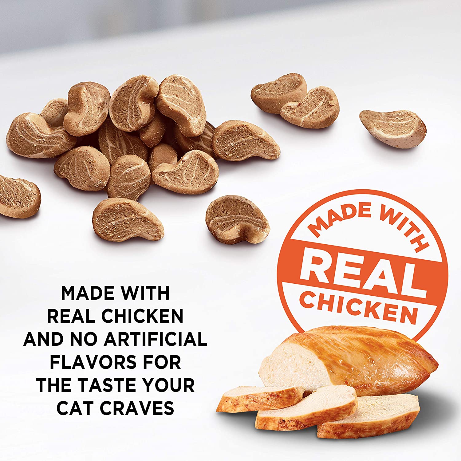 MEOW MIX - Irresistibles Soft Cat Treats - White Meat Chicken 482gr