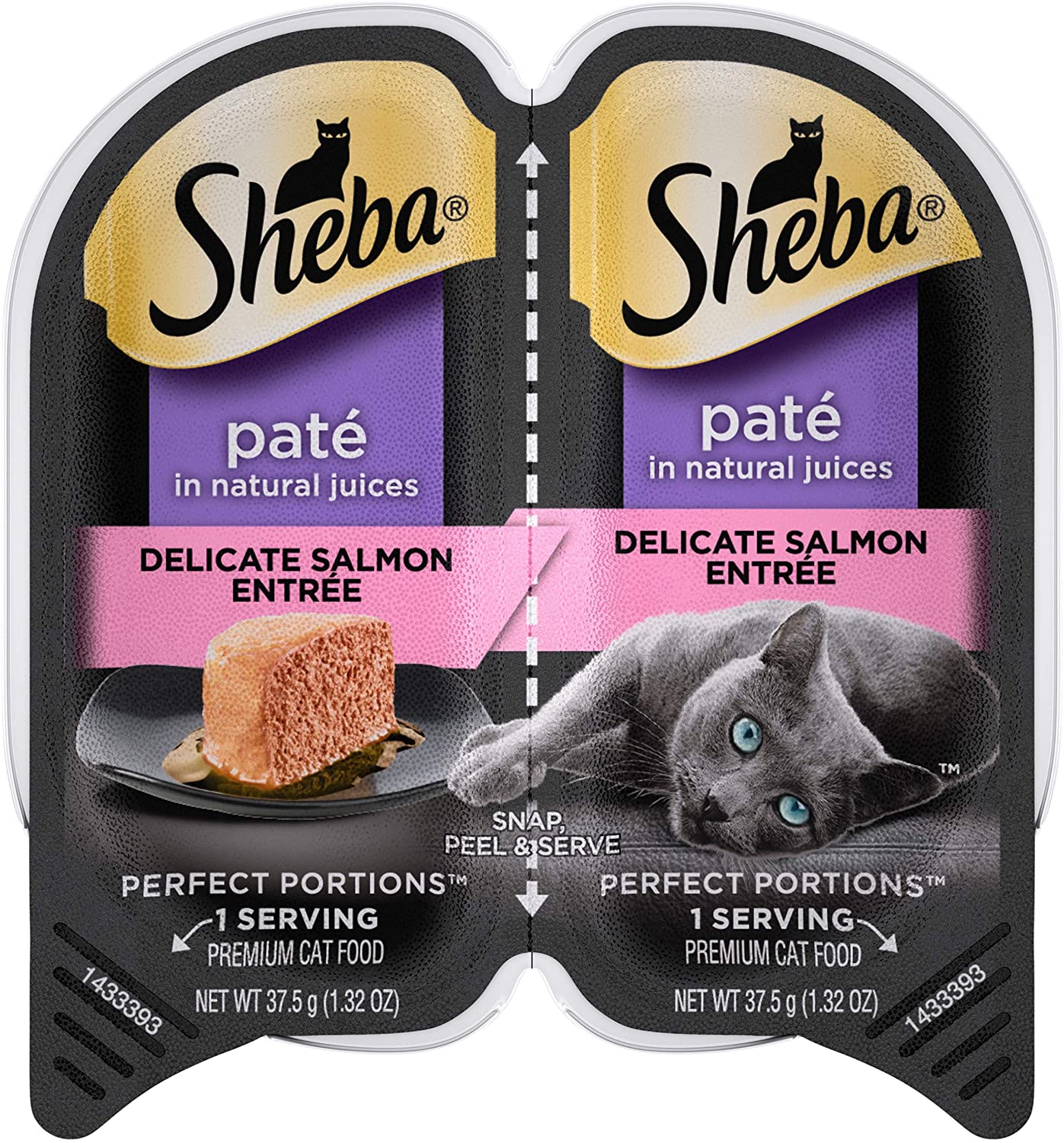 SHEBA Pate Salmon Entrée 75g