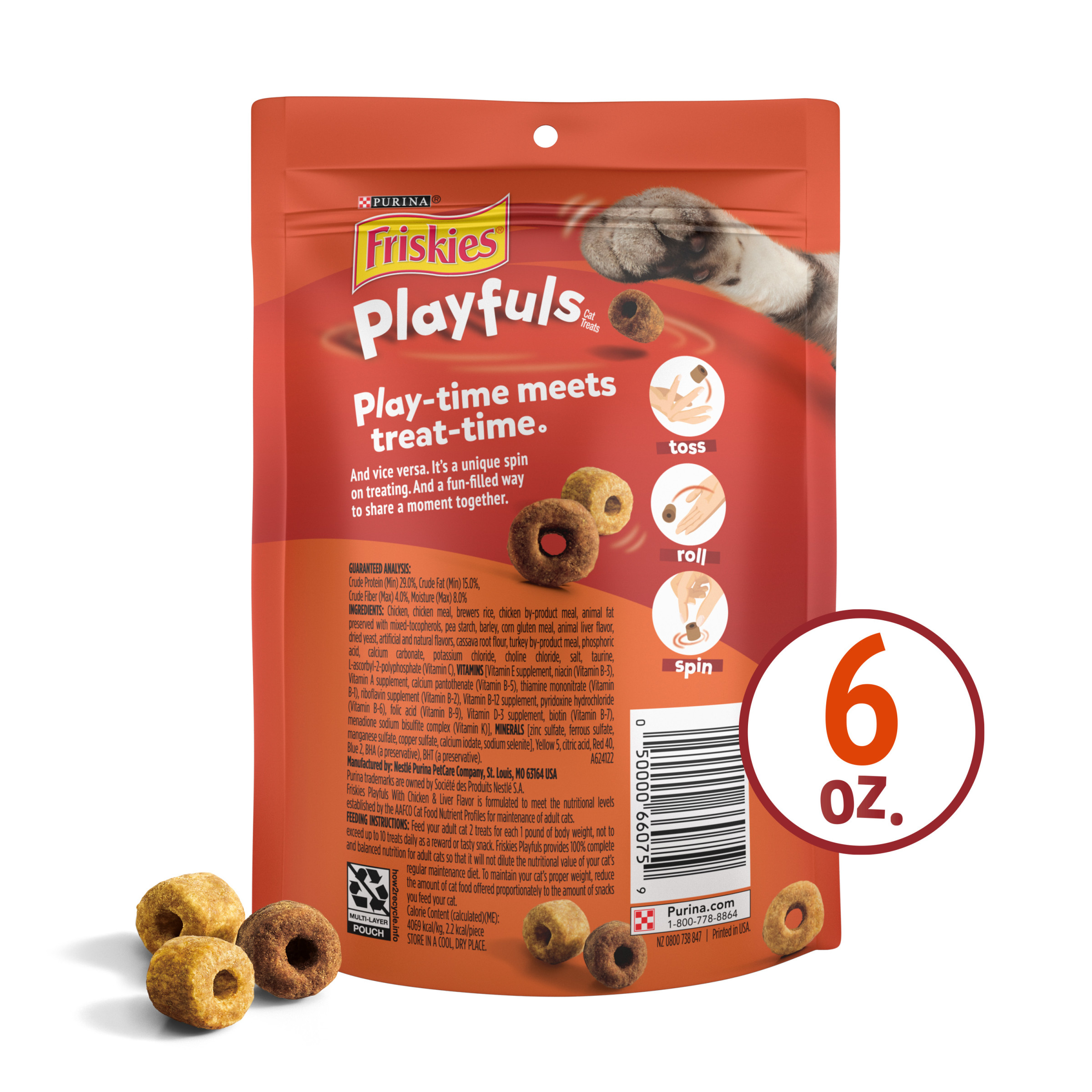 Purina Friskies Playfuls With Real Chicken and Liver 60g