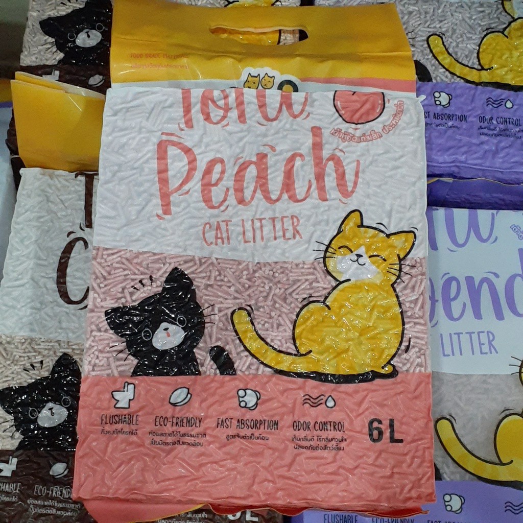 Cát Đậu Nành Hữu Cơ Cho Mèo PET8 TOFU CAT LITTER 6L