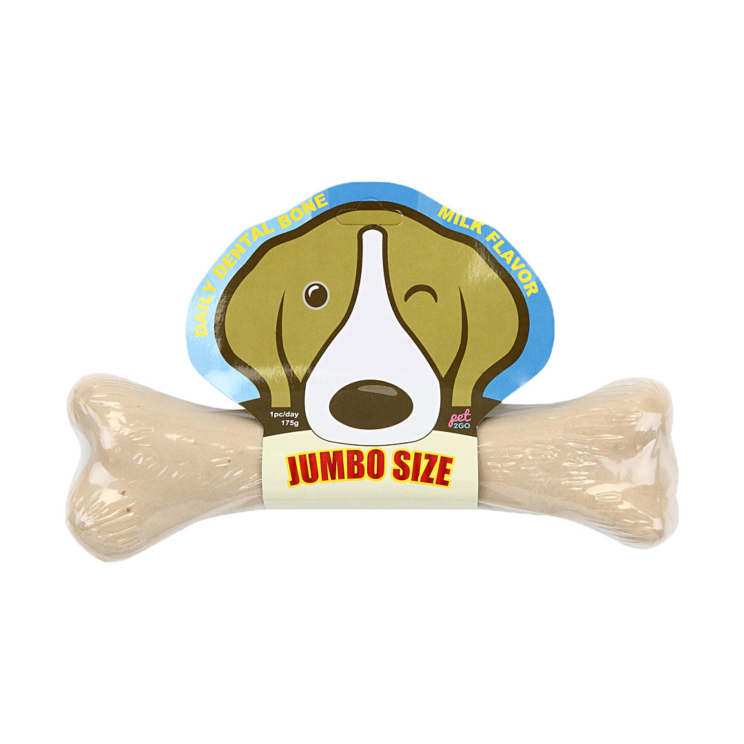 Pet2go Daily Dental Bone Milk Flavor Jumbo Size(175g)