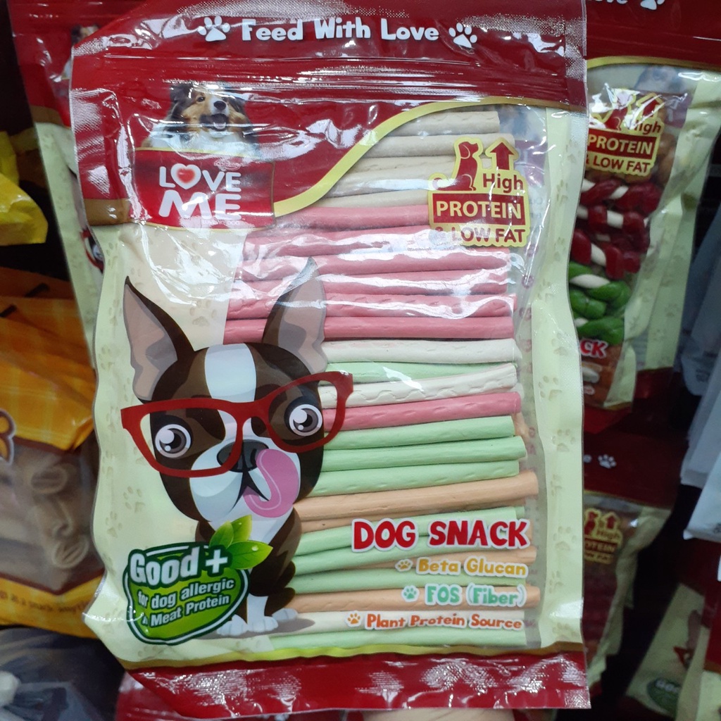 Love Me Dog Snack Hình Que 450g – PET CENTER- PET FOODS & PET SUPPLIES