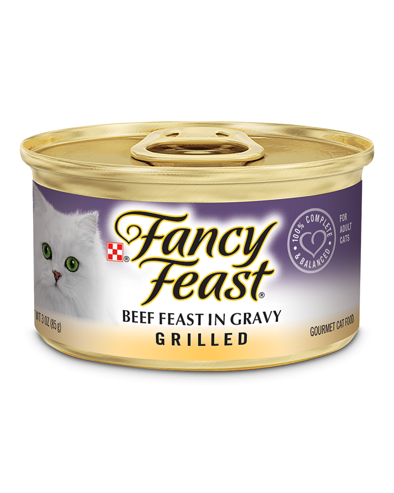 FANCY FEAST Grilled - Beef Feast In Gravy 85gr