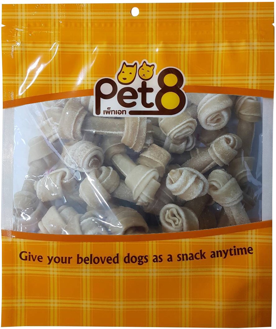 Pet8 HL01 Bone Rawhide 2.75" 35pcs