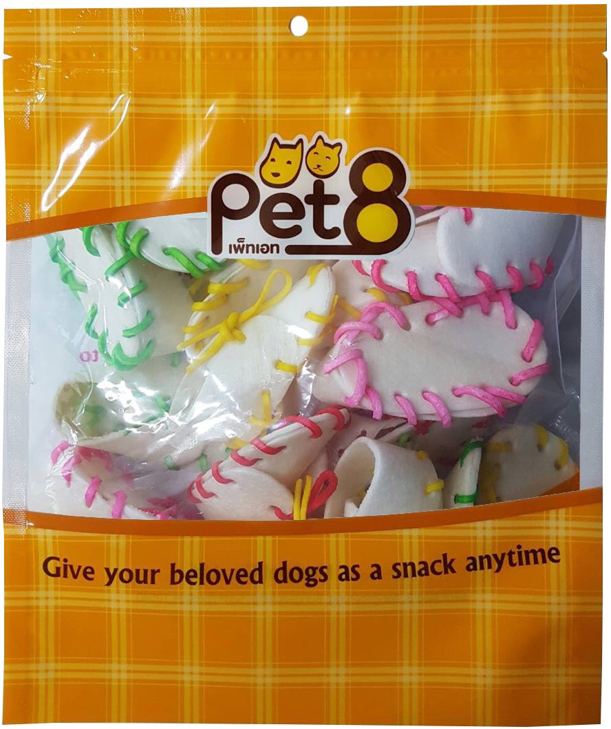 Pet8 HL08 White Shoe 2.5" 18pcs