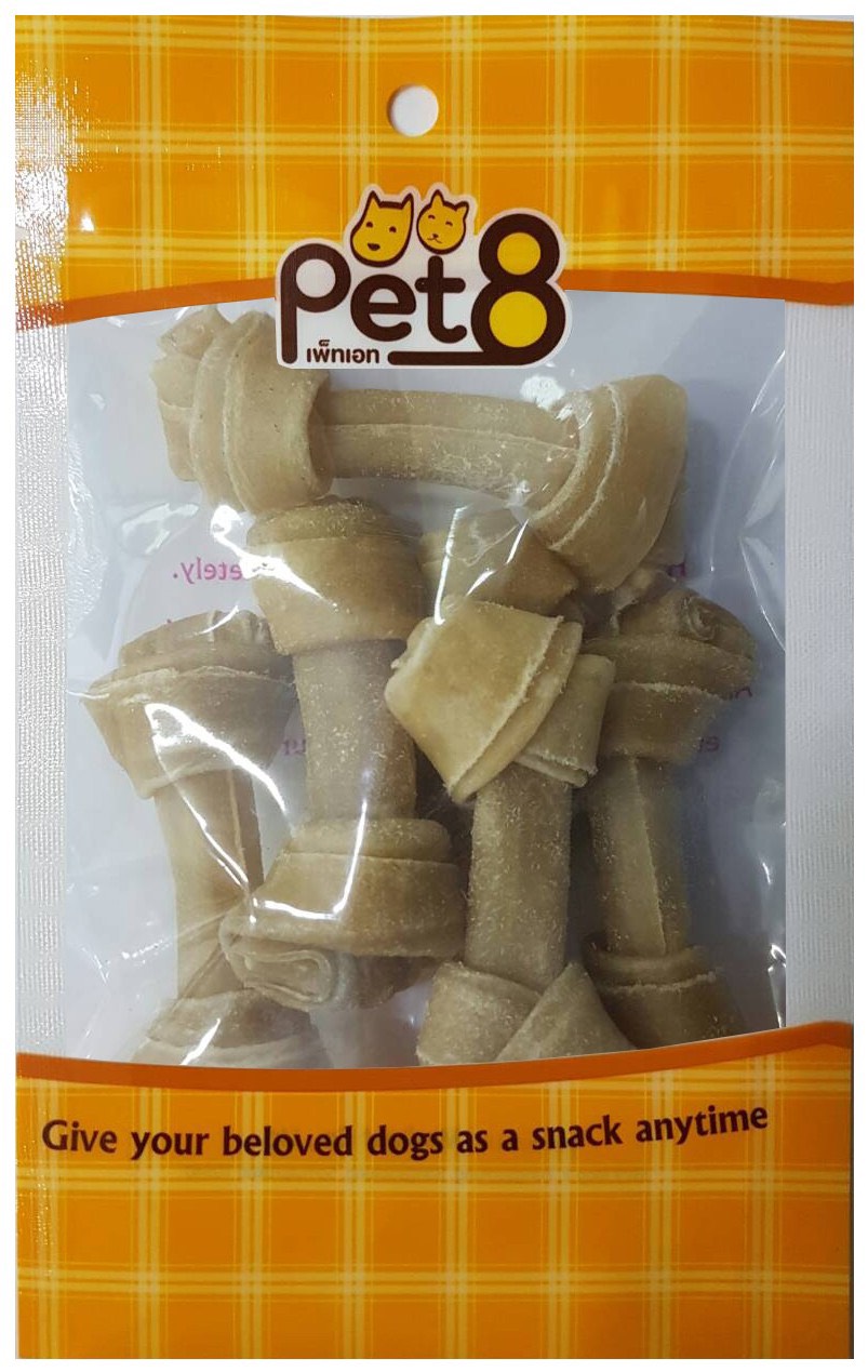 Pet8 HS01 - Bone Rawhide 2.75" 7pcs