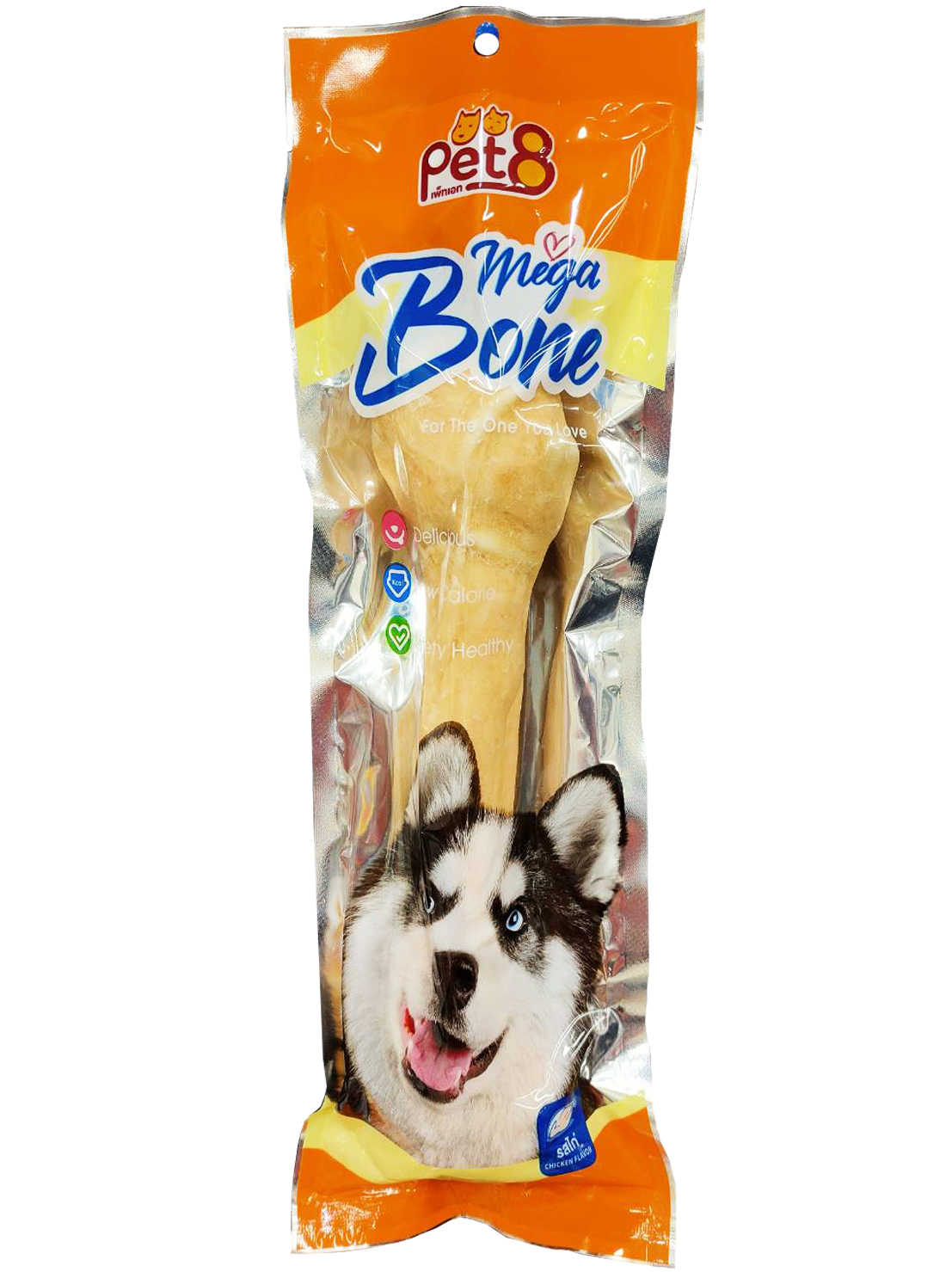 Pet8 JJM01 Mega Big Bone 10" Glaze - Chicken 25.5 CM