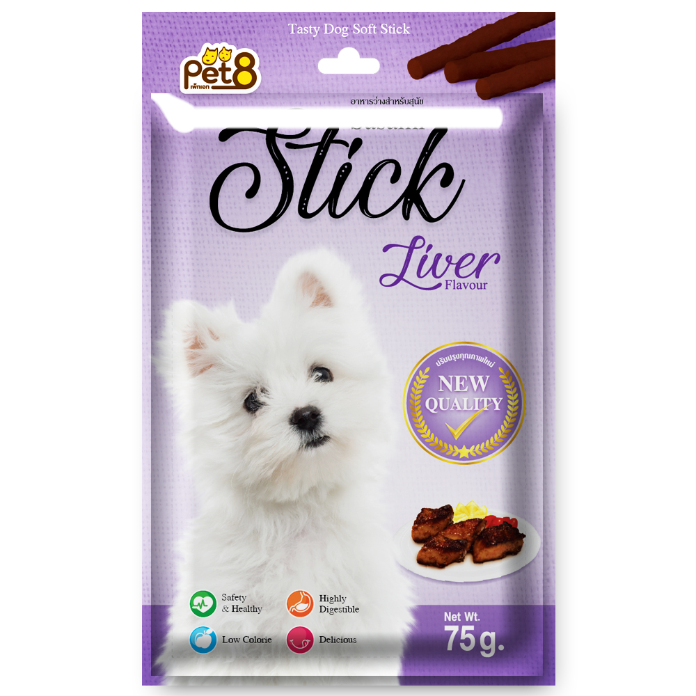 Pet8 JST04 Sasami Stick Liver 75g