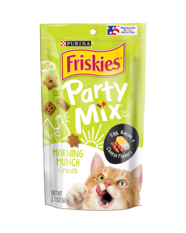 Bánh thưởng cho mèo - Friskies Party Mix Egg Bacon Cheese Flavors 60g