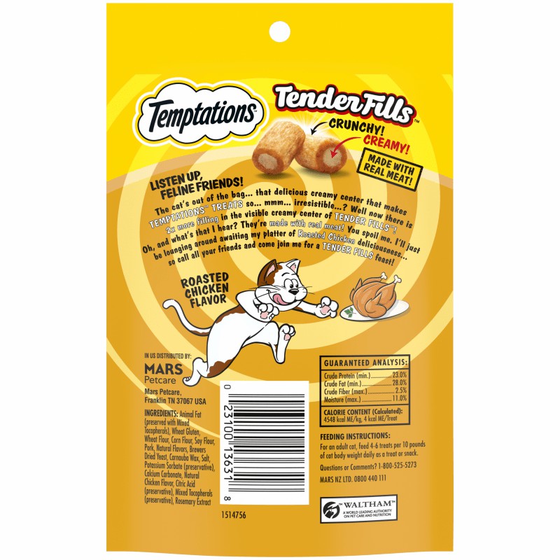 Temptations Tenderfulls Roatsed Chicken 60g