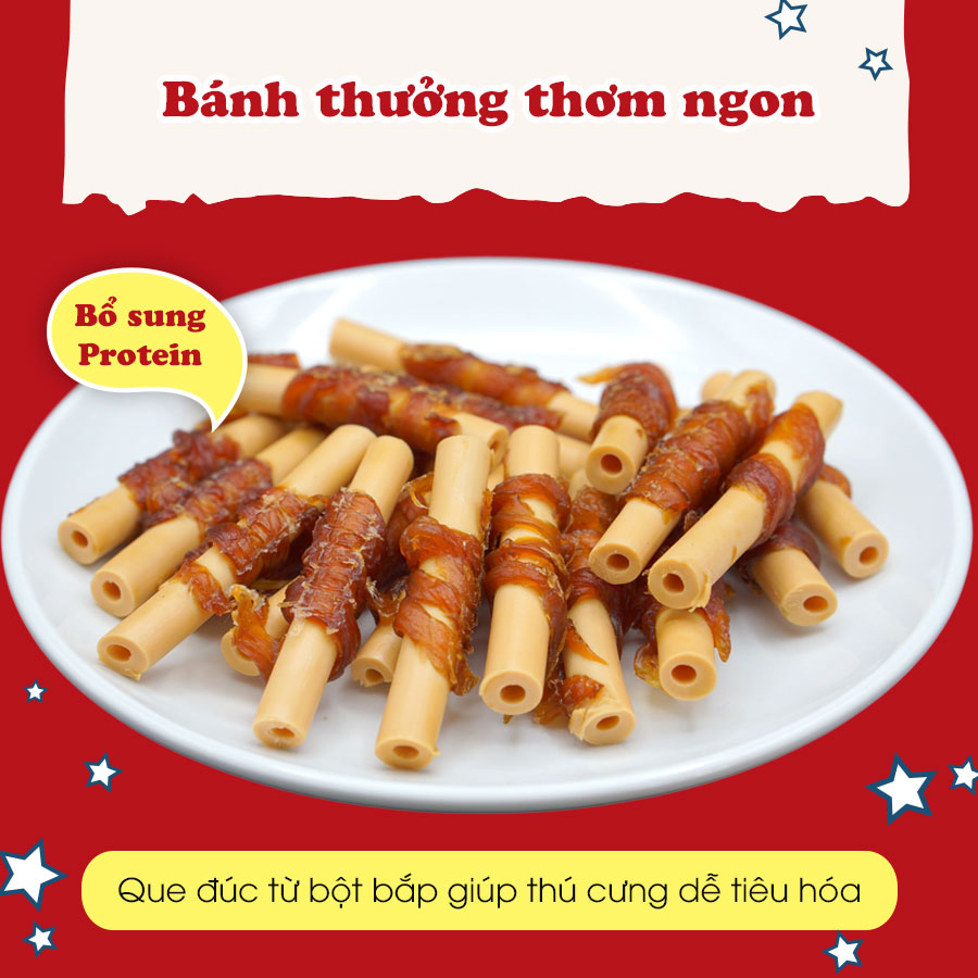 DOGGY MAN que cuốn thịt gà mini 20 cây