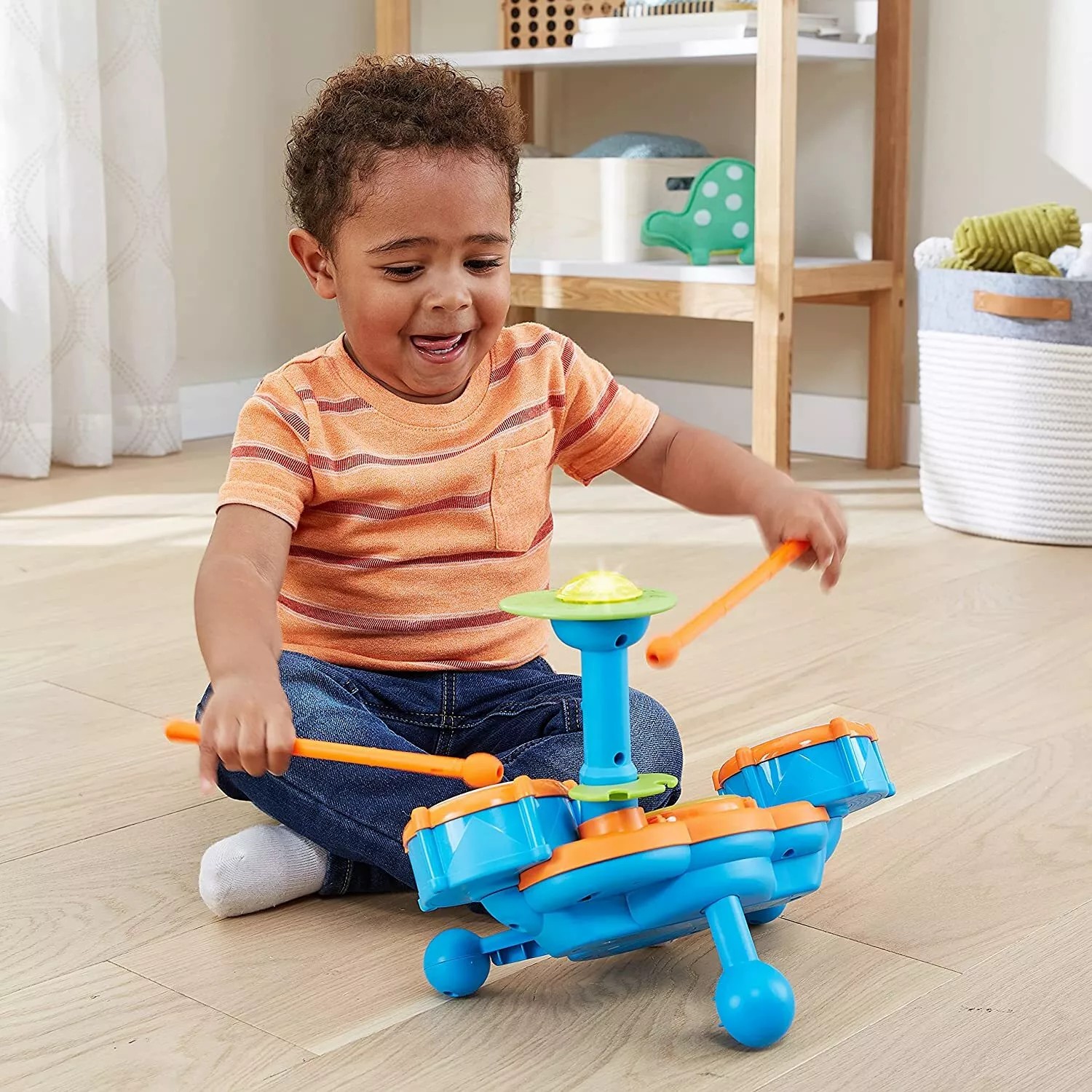 Bộ Trống Đồ Chơi VTech KidiBeats – Trống Điện Tử Cho Bé (Cam)