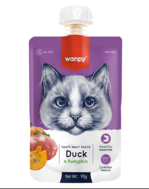 SÚP THƯỞNG WANPY NẮP VẶN CHO MÈO 90G