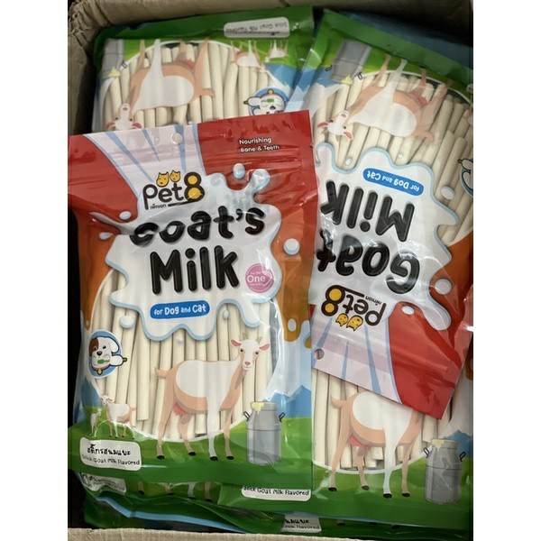 Xương Sữa Dê Bổ Sung Canxi Cho Thú Cưng - Pet8 Goat Milk Series 450gr