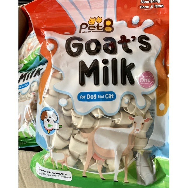 Xương Sữa Dê Bổ Sung Canxi Cho Thú Cưng - Pet8 Goat Milk Series 450gr