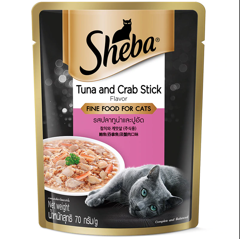 Sheba Tuna & Crab Stick 70g